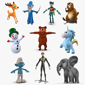 3D Cartoon Characters Collection 8
