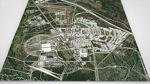 3D Joint Base Elmendorf Richardson Anchorage Alaska United States model