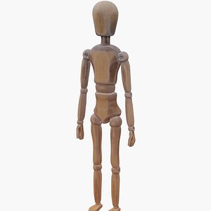 Wooden mannequin