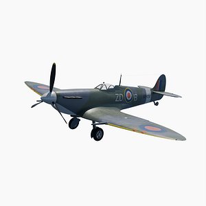 Spitfire LF Mk IX 3D model