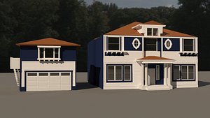 Family House 3D model