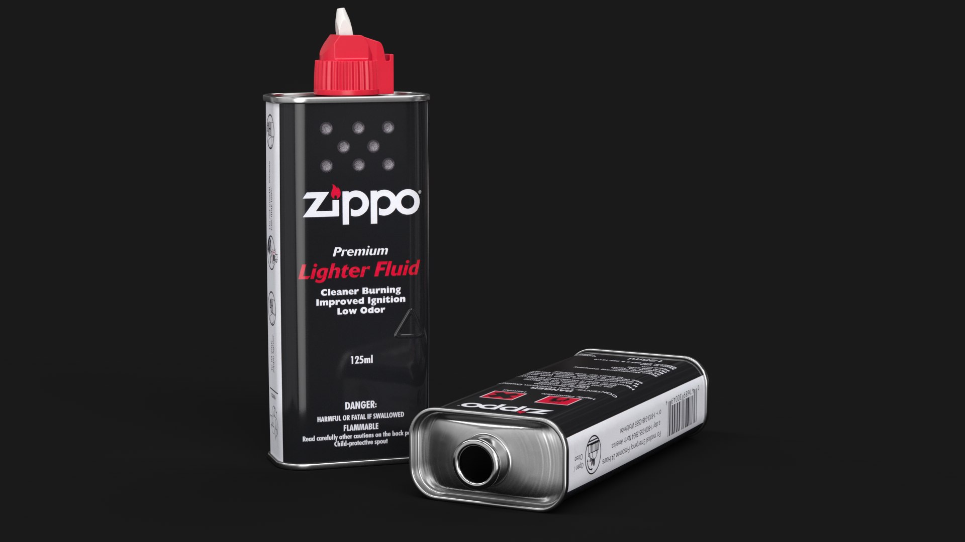 Zippo Lighter Fluid 125ml - 2003 model https://p.turbosquid.com/ts-thumb/Uw/pFtINJ/1E/render_c4d_corona_05/png/1755007174/1920x1080/fit_q87/454da637846bb80789b0f3d7143d34bf7af6b5b0/render_c4d_corona_05.jpg
