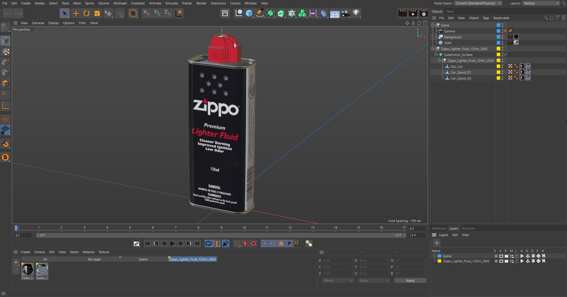 Zippo Lighter Fluid 125ml - 2003 model https://p.turbosquid.com/ts-thumb/Uw/pFtINJ/EG/viewport_c4d_physical/png/1755007210/1920x1080/fit_q87/044d32cf009c3967cfd27229138c85700bdc5b9a/viewport_c4d_physical.jpg