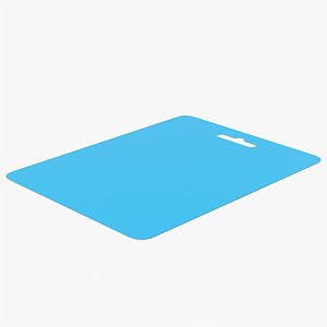 3D Blue Gift Card model