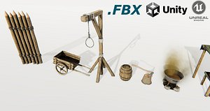 Medieval Props Set