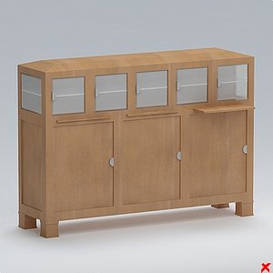 3d model sideboard cabinet