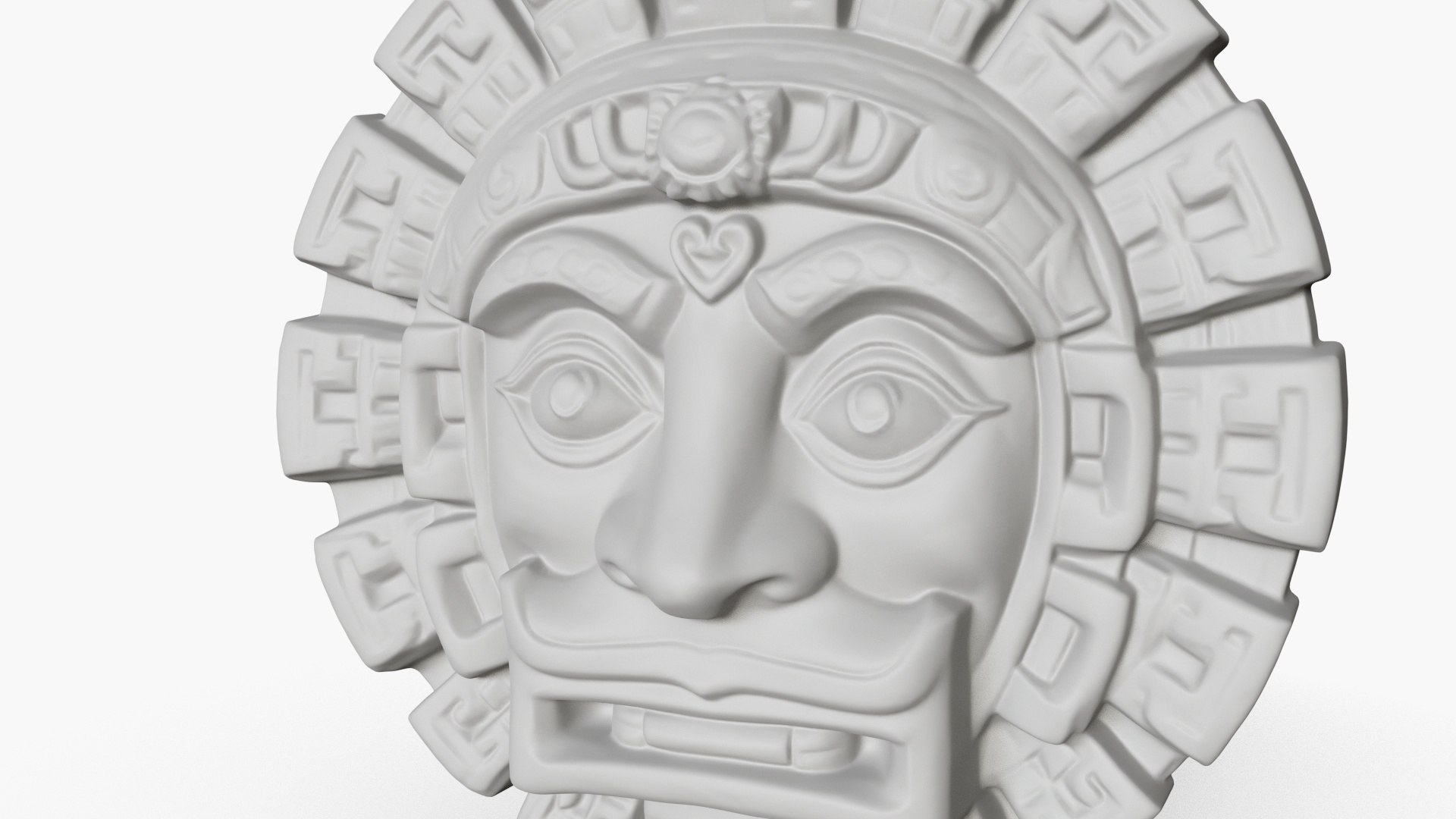 Mayan Mask Relief 1 3D Model - TurboSquid 2287523