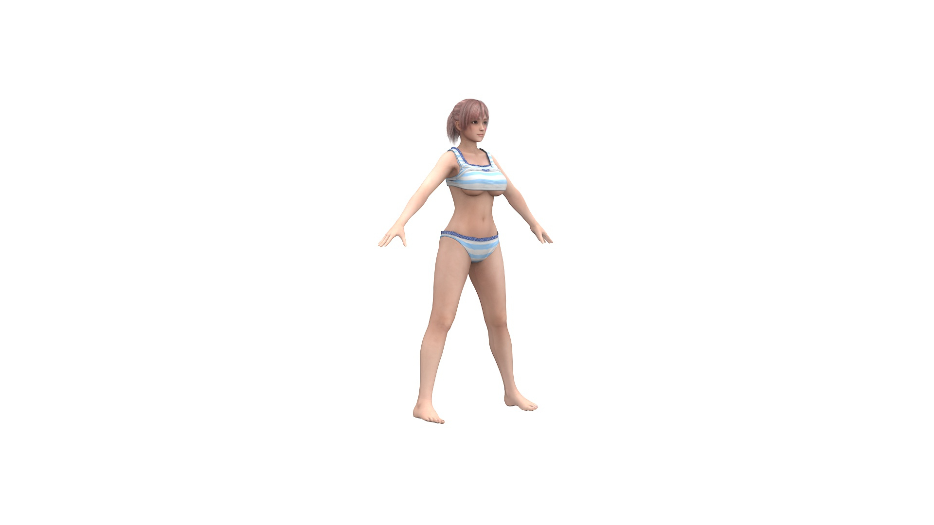 Honoka Bikini 3D Model - TurboSquid 2076110