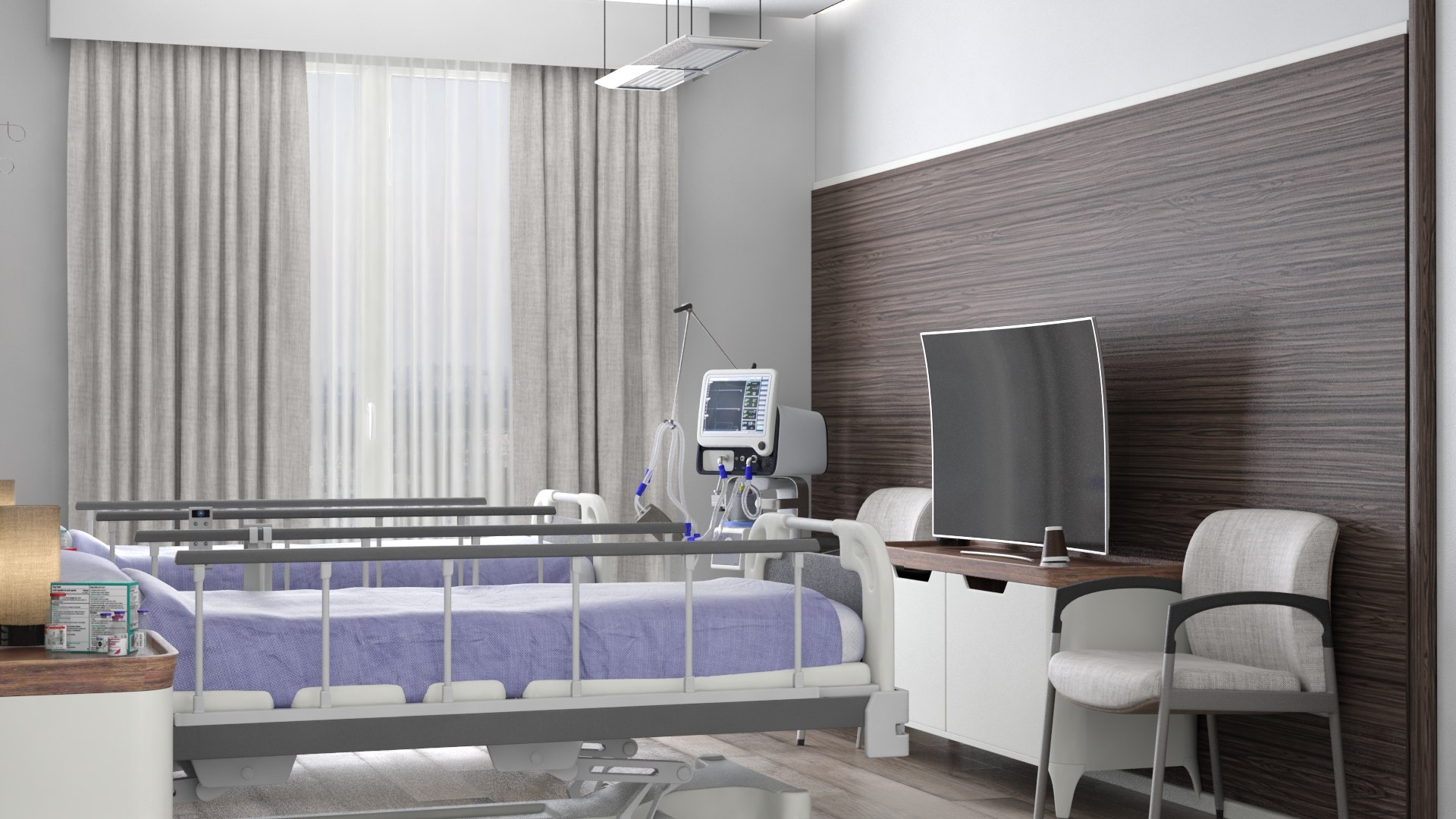3D Private Ward Hd - TurboSquid 1575836