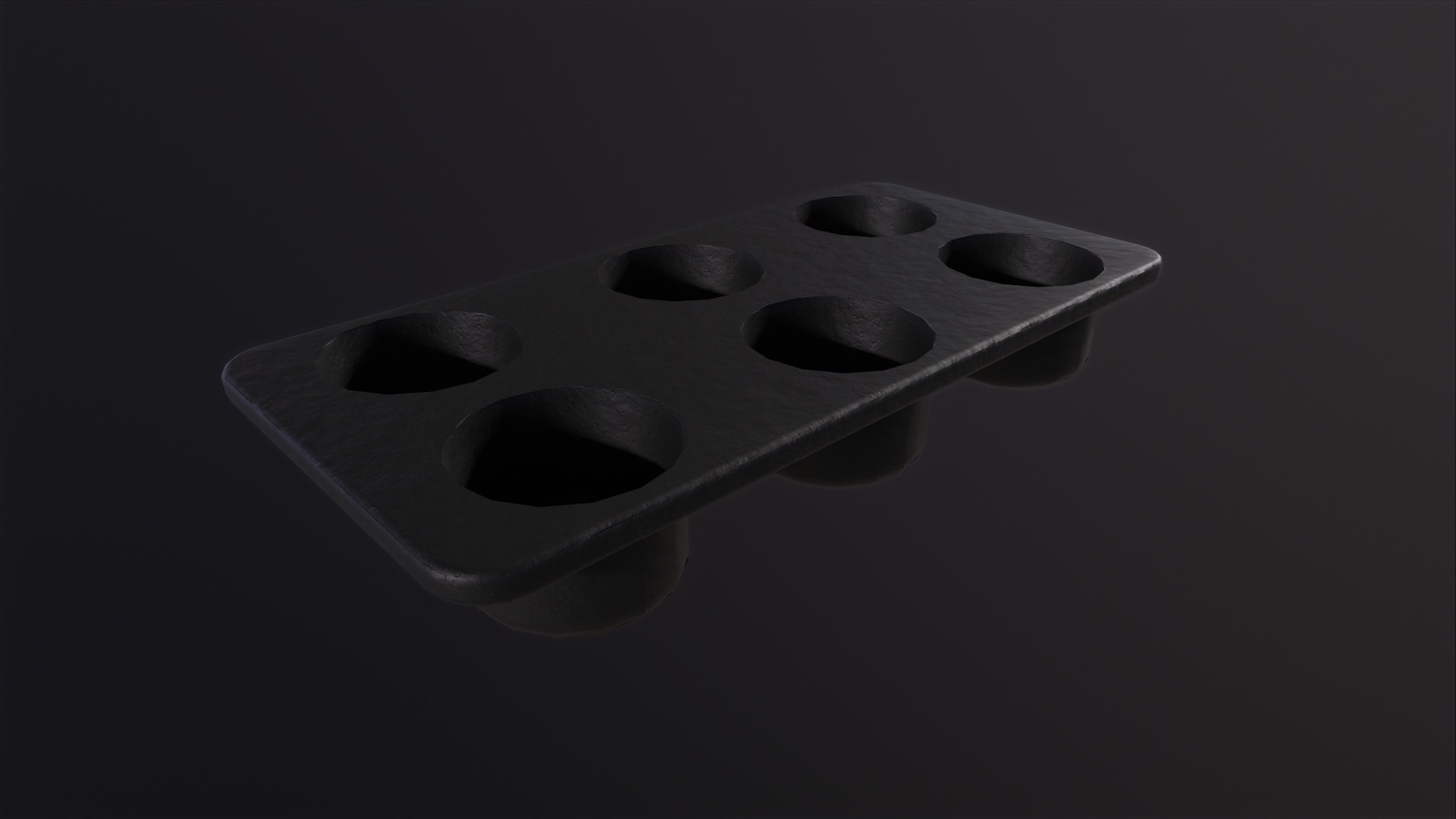 Muffin Pan model https://p.turbosquid.com/ts-thumb/Ux/D5byre/Aq/muffinpan_005/jpg/1698848198/1920x1080/fit_q87/ed83d0e80144d5da93f464e1e3e00cbc455aa5a0/muffinpan_005.jpg