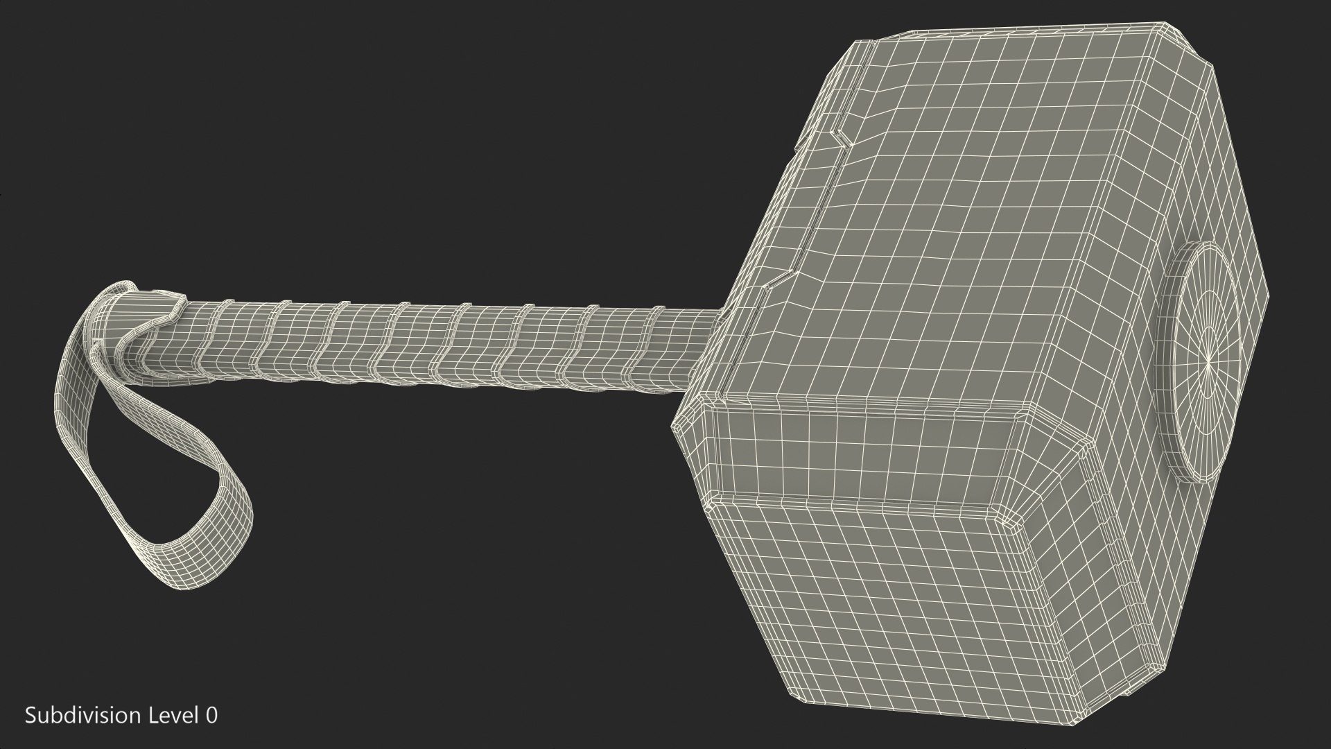 3D Thor Hammer Mjolnir - TurboSquid 1446969