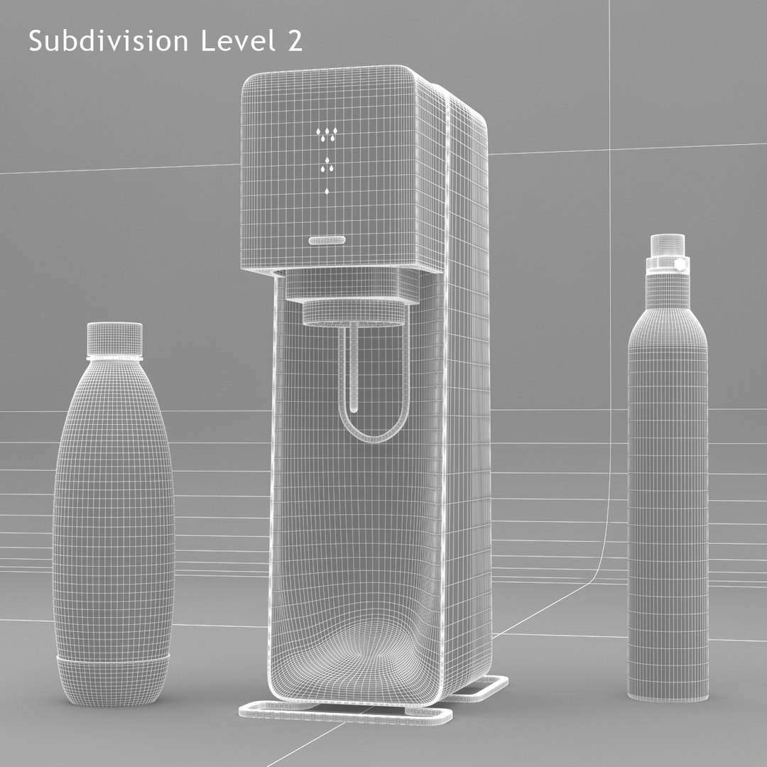 sodastream source black 3d model