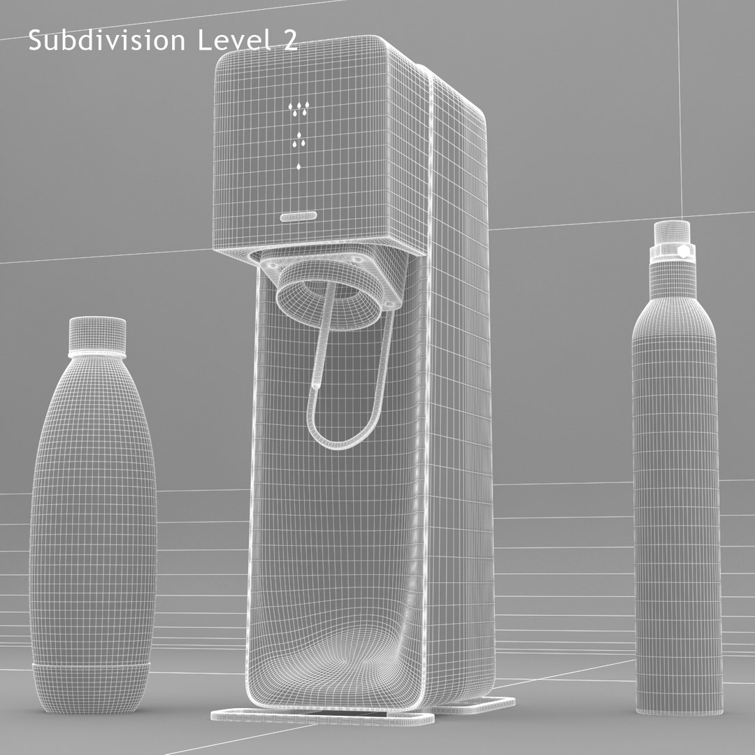 Sodastream Source Black 3d Model