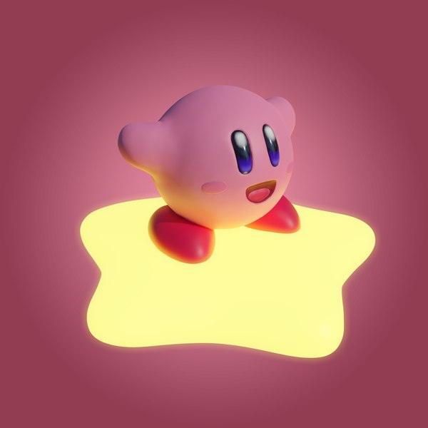 Kirby Sculpture - 3D PRINT MODEL model