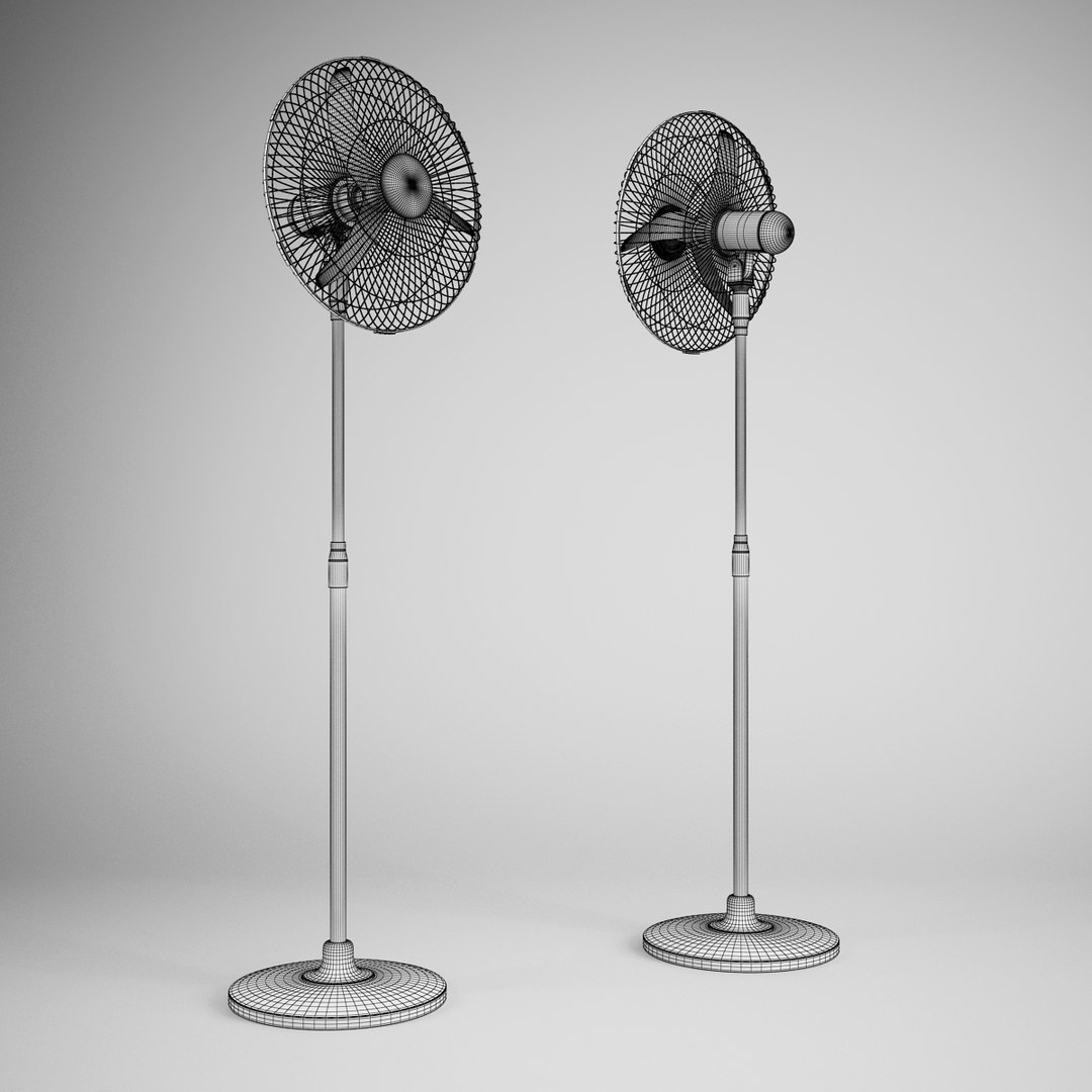 Floor Standing Fan 02 3d Model