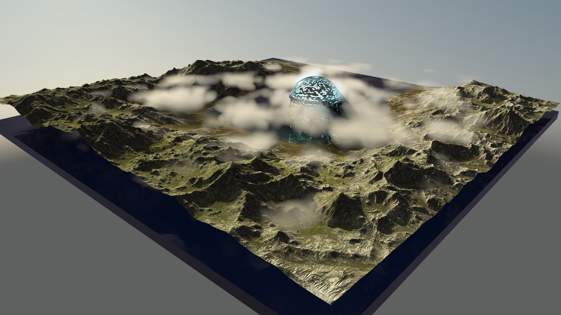 Biodome Scene Model TurboSquid 1844281