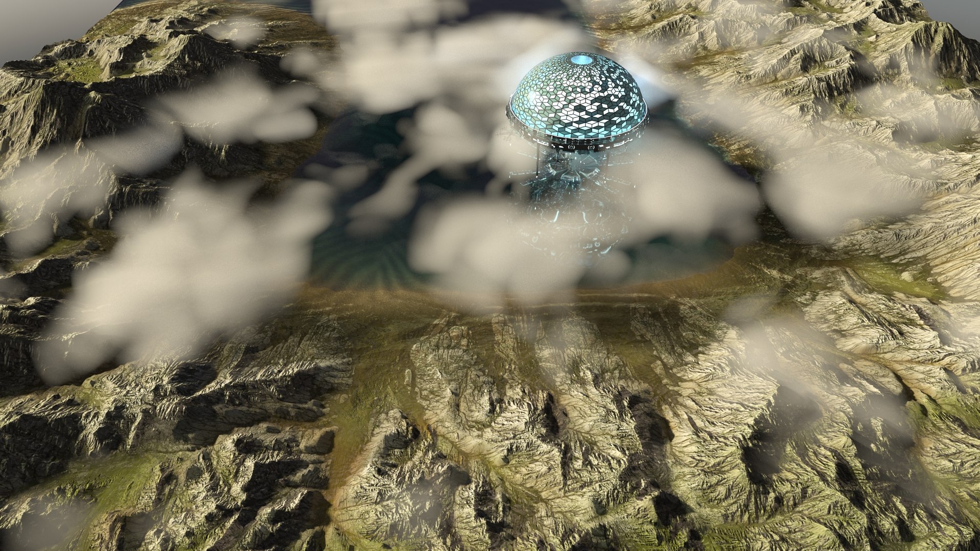 Biodome Scene Model TurboSquid 1844281