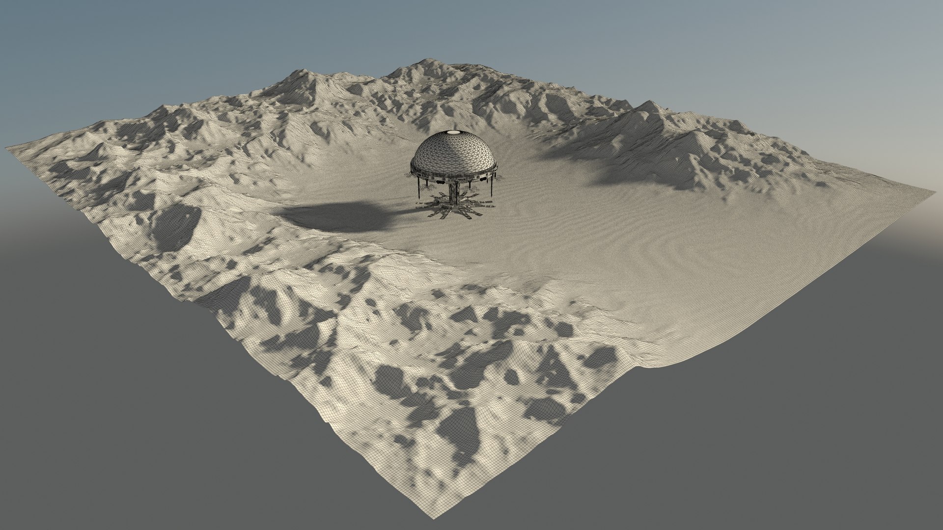 Biodome Scene Model TurboSquid 1844281