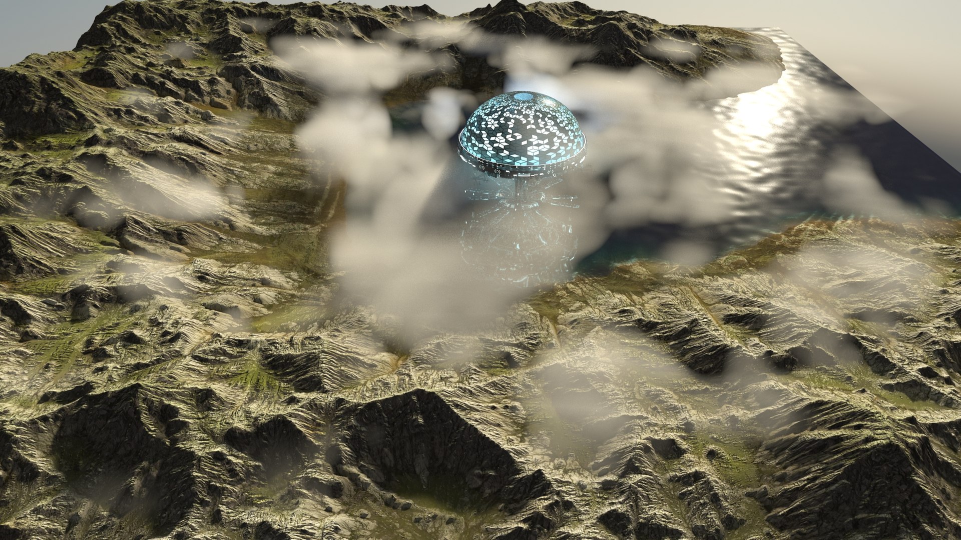 Biodome Scene Model TurboSquid 1844281