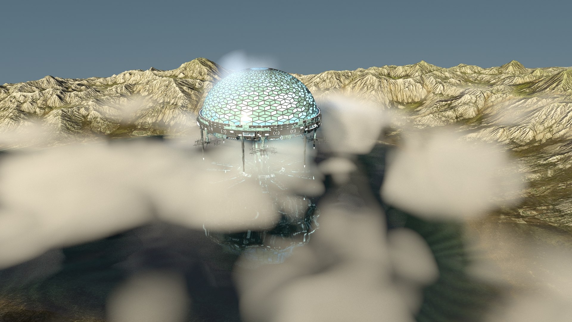 Biodome Scene Model TurboSquid 1844281