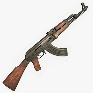 AK 47 - Avtomat Kalashnikova 1947 Assault Rifle - PBR