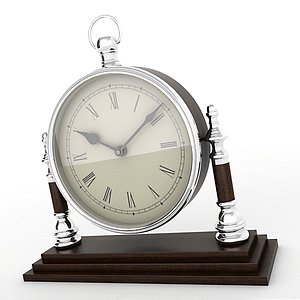 analog mantel clock obj