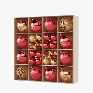 Christmas Tree Baubles Box