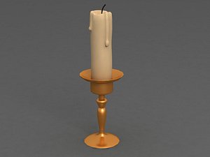 Candel with candlestick