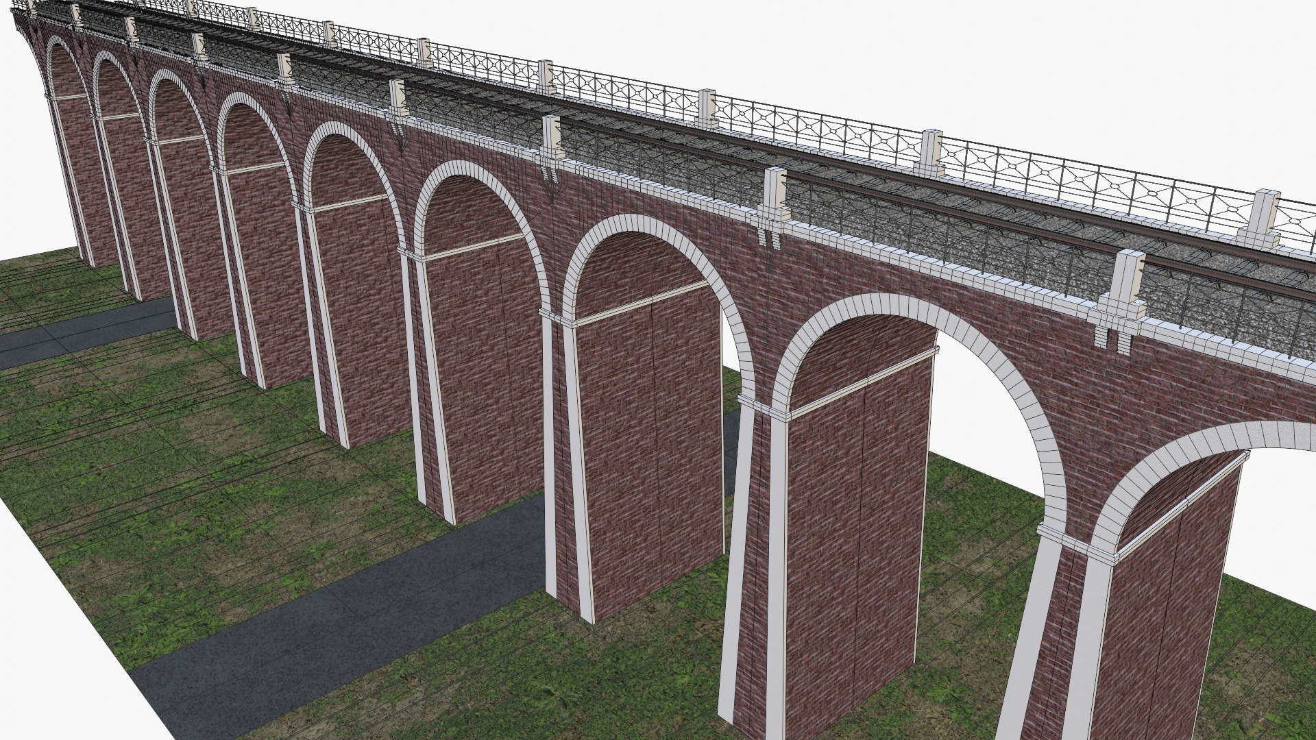 Railway Bridge PBR 8K Textures 3D Model - TurboSquid 1919045