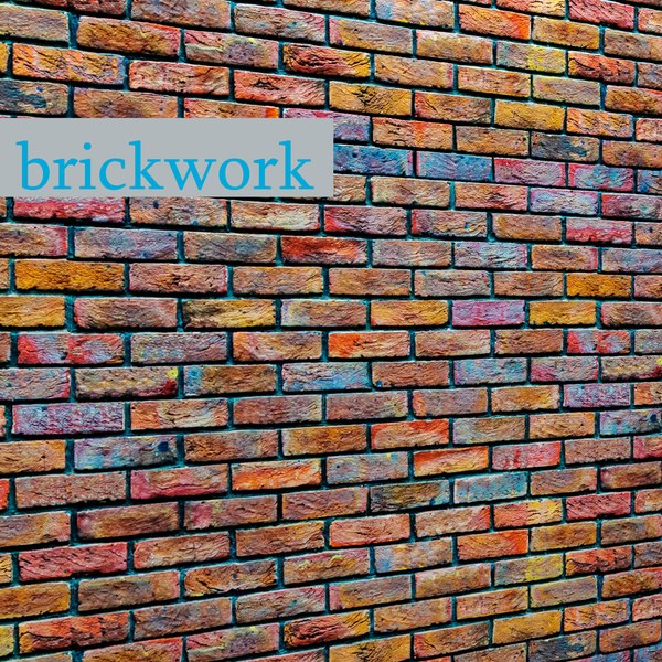 bricks wall 3d model