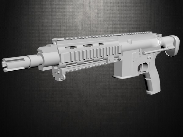 HK416C3D模型 - TurboSquid 784497
