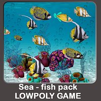 Sea Fish ( Game lowpoly )