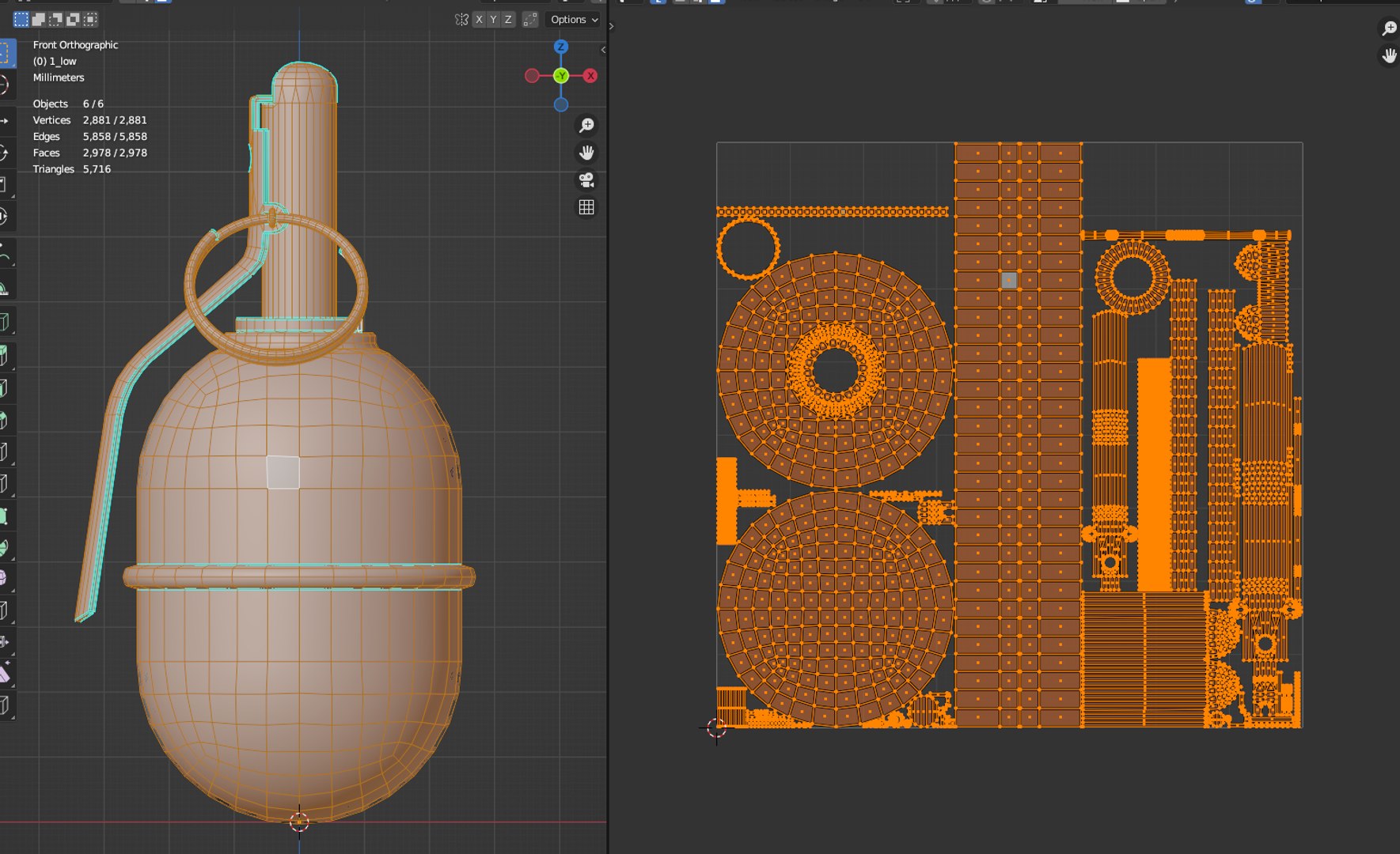 Grenades Bundle RGD-5 F1 RG-42 Game Ready PBR 3D model - TurboSquid 1950705