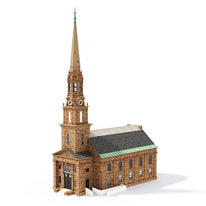 3D arlington street church model