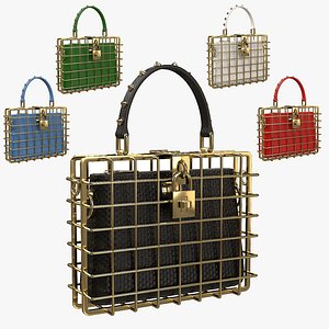 3D Dolce Gabbana DG Box Cage Bag model
