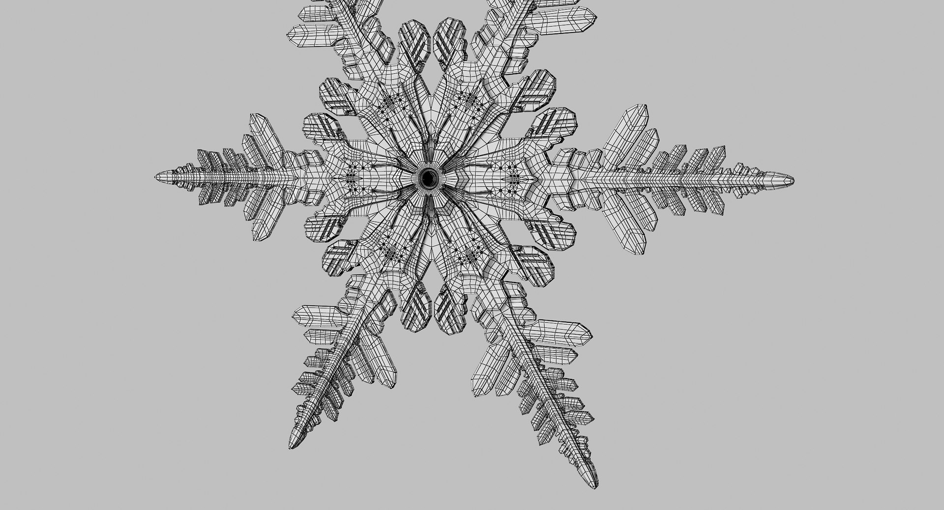 3D Realistic Snowflake 4 - TurboSquid 1369656
