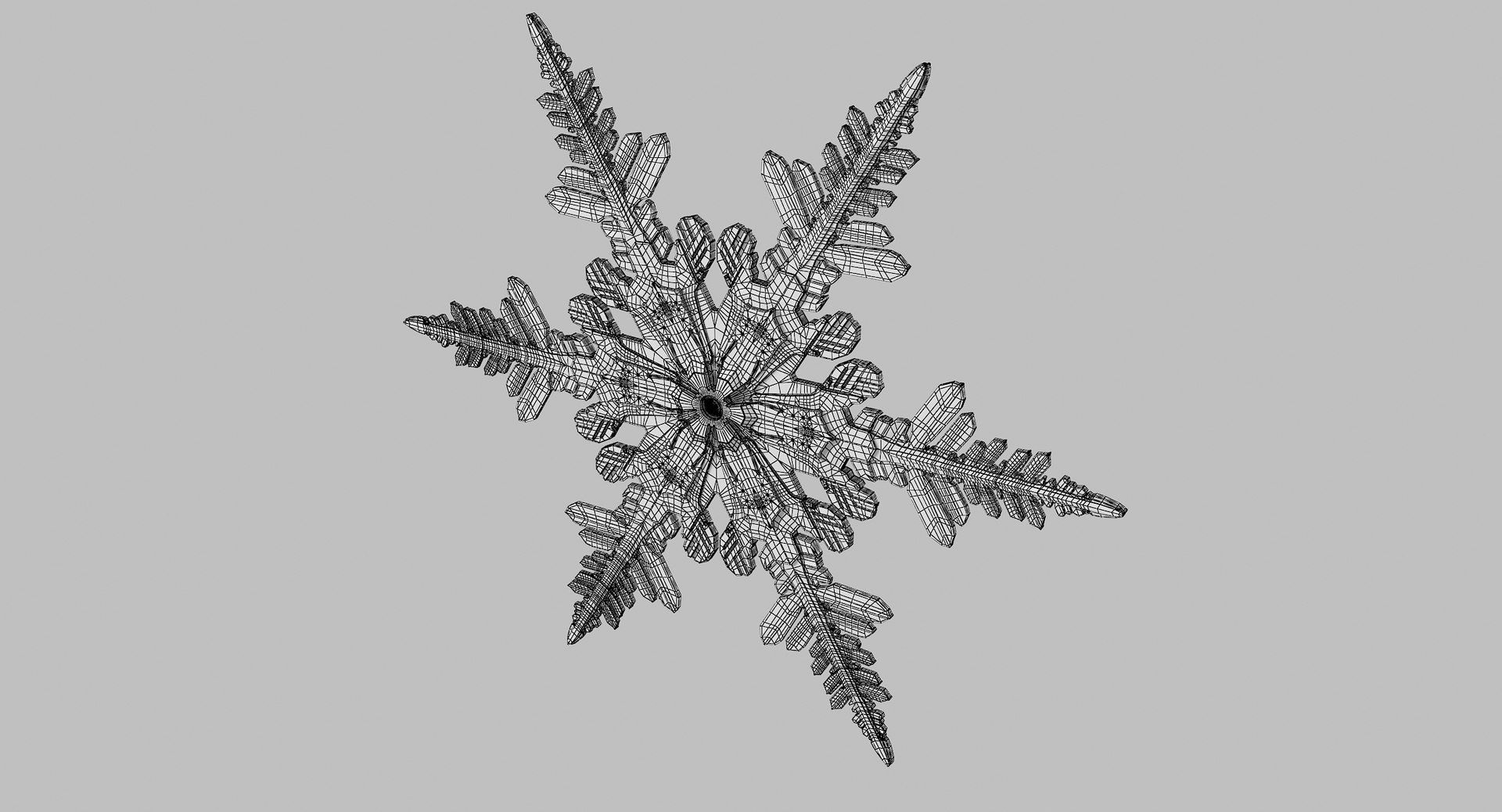 3D Realistic Snowflake 4 - TurboSquid 1369656