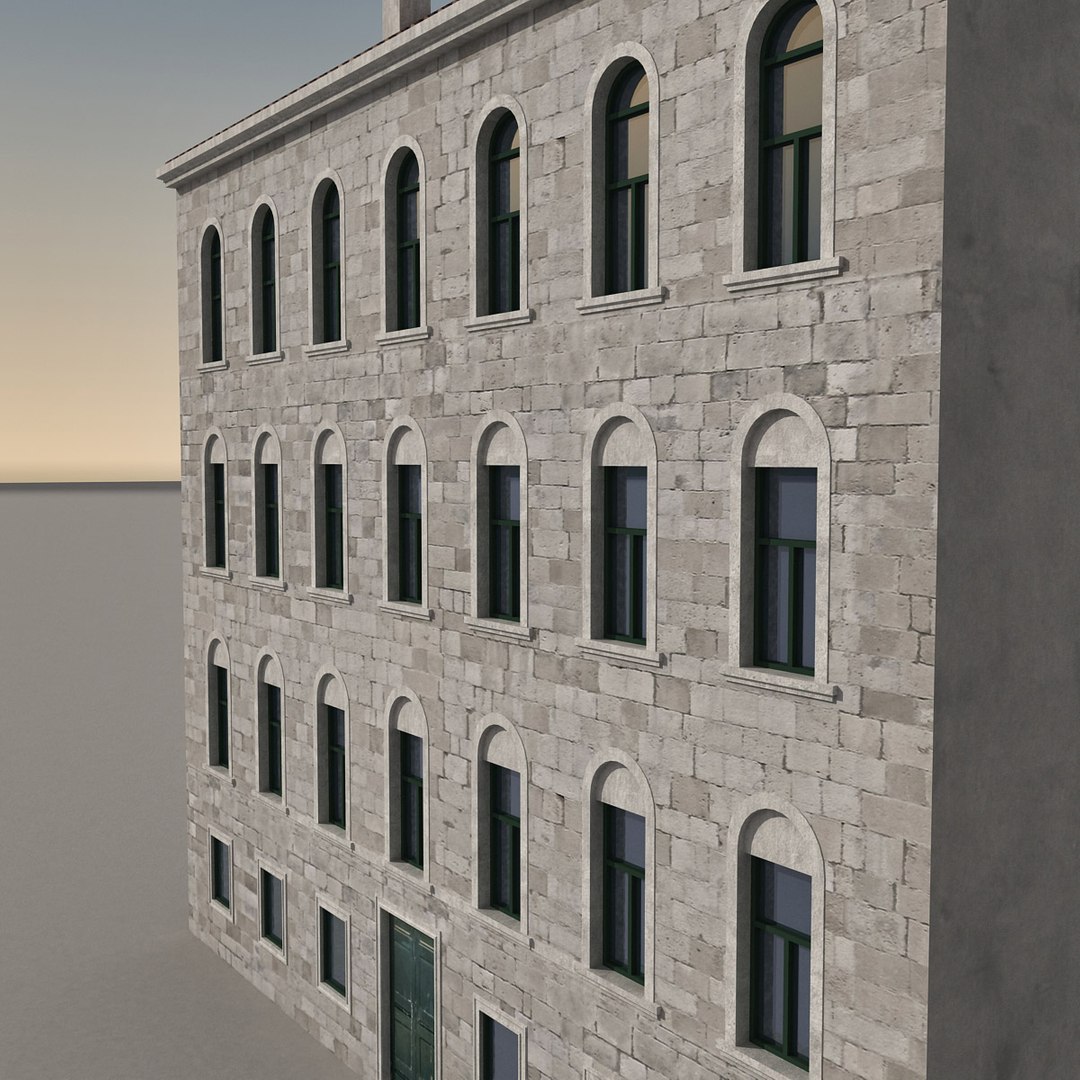 building italian 3d model