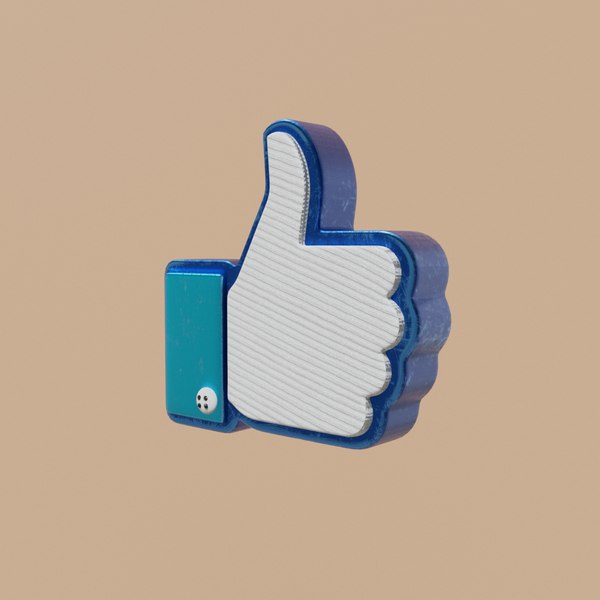 Cartoon thumbs-up art 3D - TurboSquid 1685556