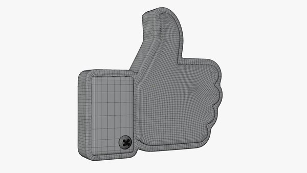 Cartoon thumbs-up art 3D - TurboSquid 1685556