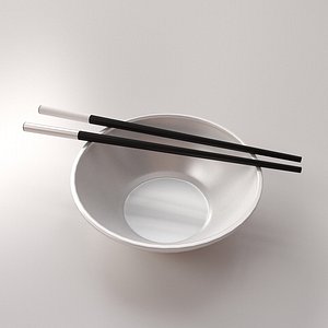 3ds chopsticks bowl