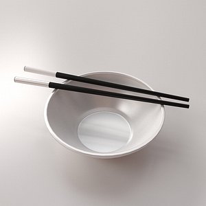 Chopsticks and Bowl