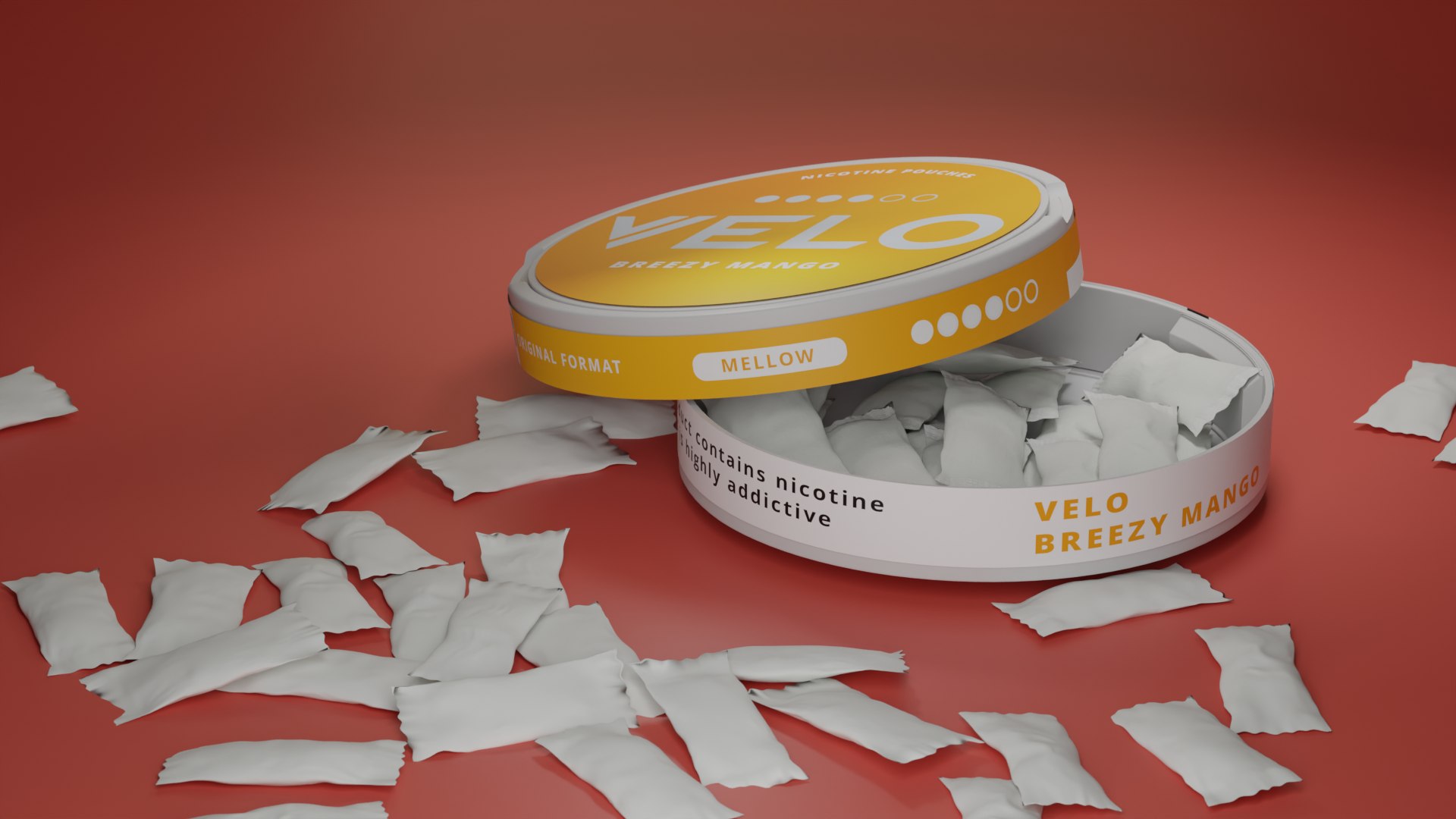 VELO Nicotine Pouches Pack 3D - TurboSquid 2259712