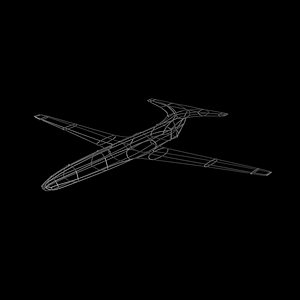 airplane maquette 3D model