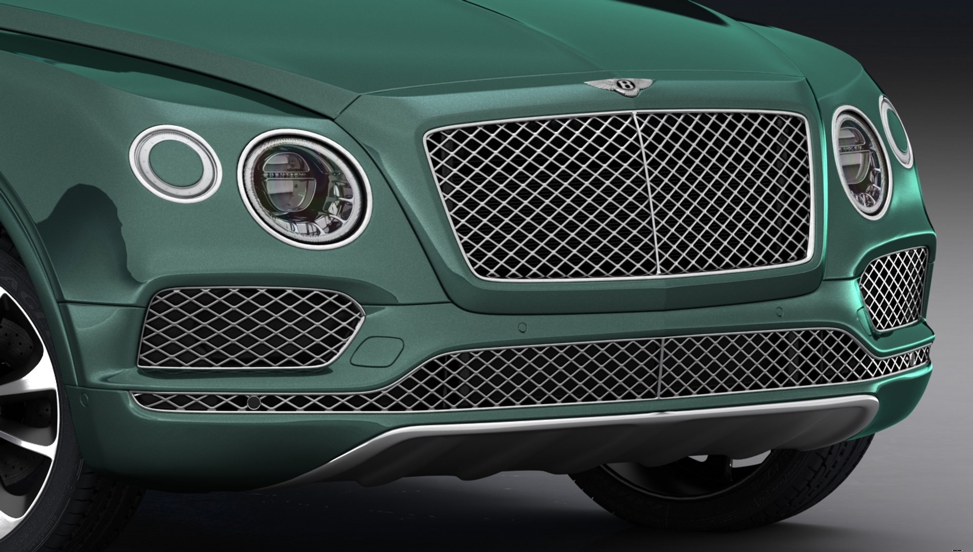 Bentley Bentayga 2019 Interior Model Turbosquid 1384169