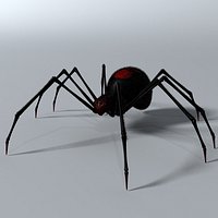 Black Spider RIGGED