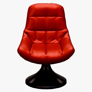 leather chair 3D