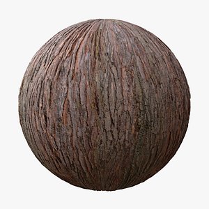 Pine bark PBR tiled texture 8K