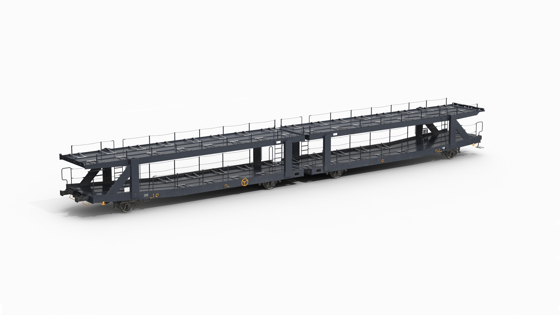 Autorack Car Transporter Auto 3D Model - TurboSquid 1687400