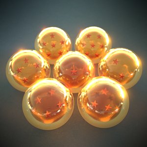 stars balls 3D model